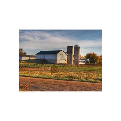 U R There Photography Cade Road White Rustic Farmhouse Decorative Ceramic Tile