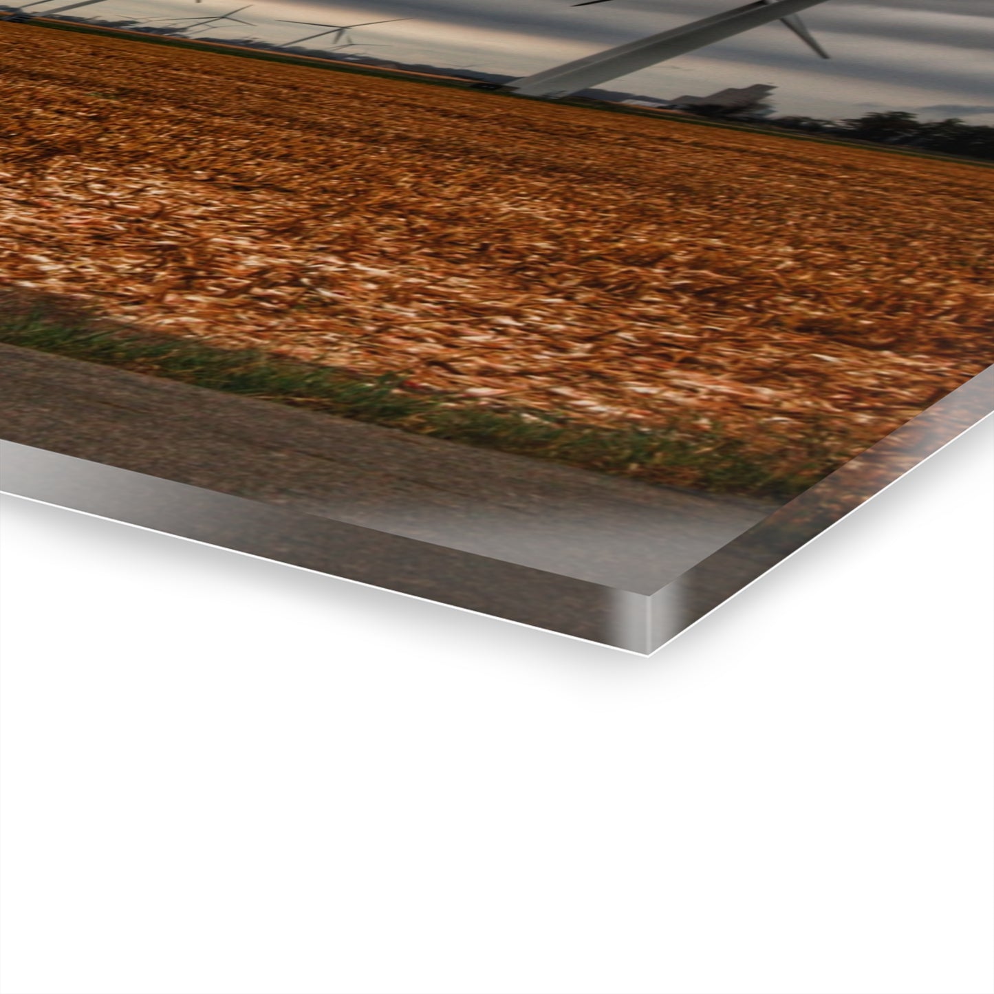 U R There Photography Garner Road Windmills Rustic Farmhouse Acrylic Wall Print