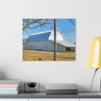U R There Photography Wolcott White Rustic Farmhouse Acrylic Wall Print