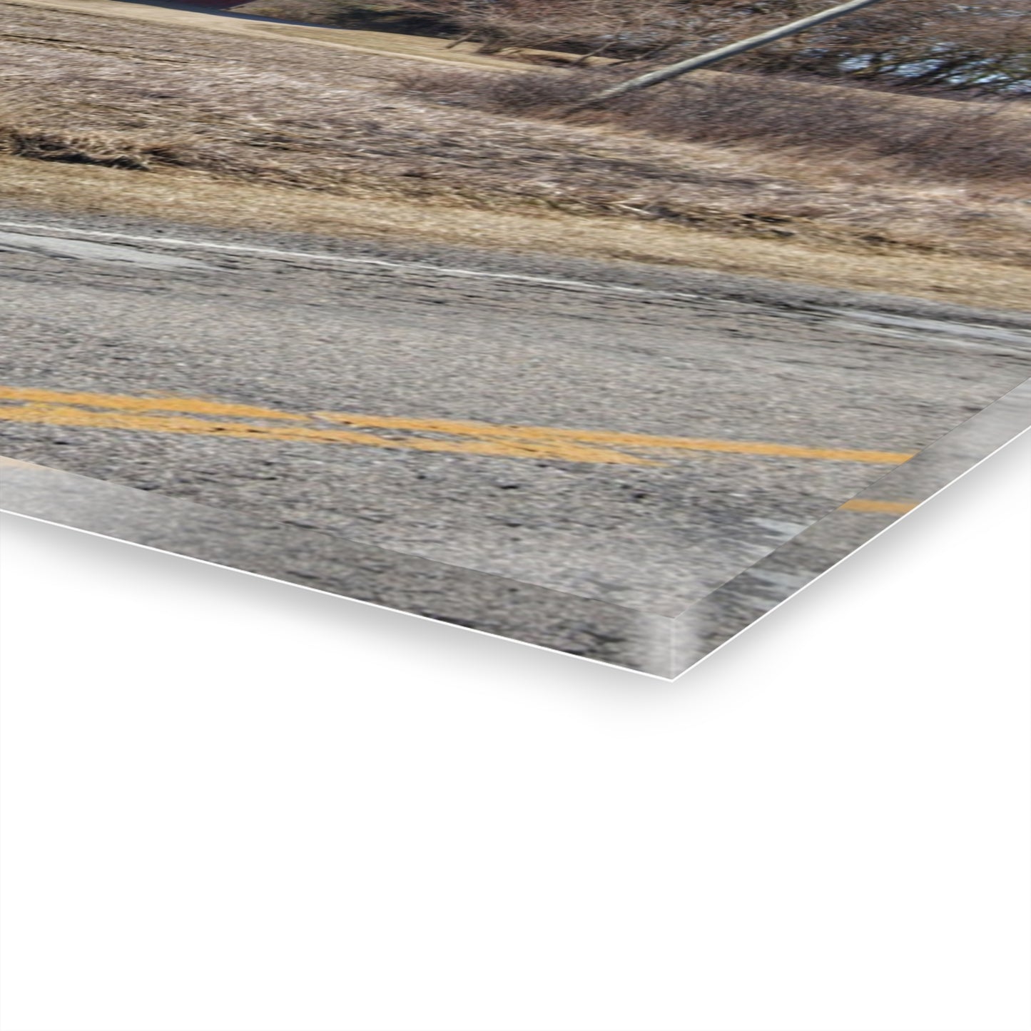 U R There Photography Maple Grove Little Red Rustic Farmhouse Acrylic Wall Print