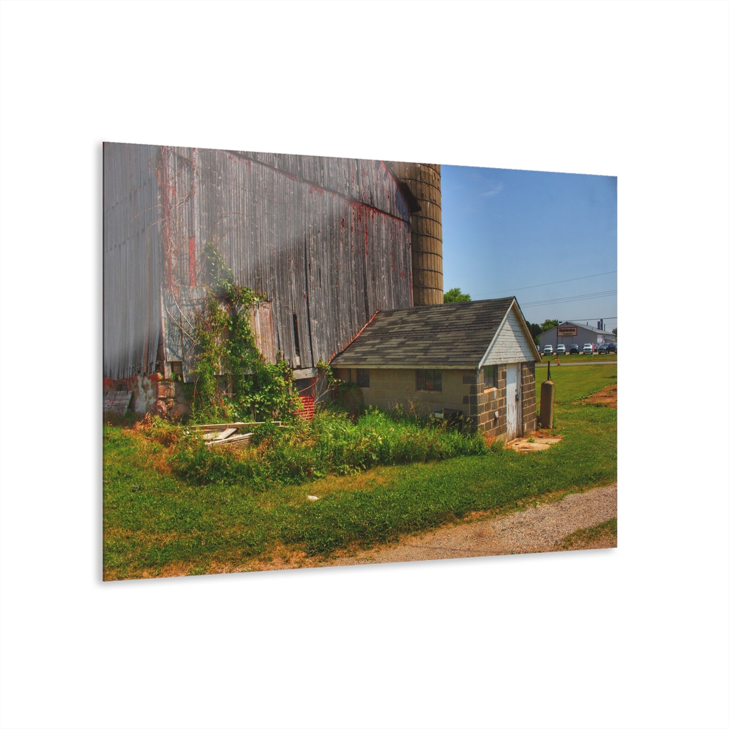 U R There Photography Marlette Red V Rustic Farmhouse Acrylic Wall Print