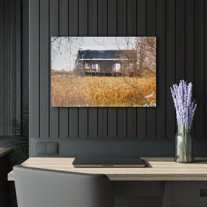 Barn Boutique Modern Farmhouse Acrylic Wall Print| North Oxford Road Grey III