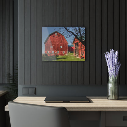 U R There Photography Gardner Road Red II Rustic Farmhouse Acrylic Wall Print