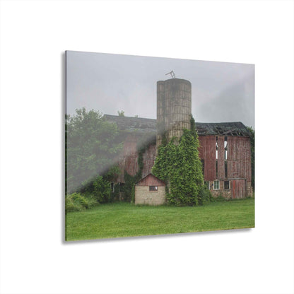 U R There Photography Imlay City Road Red I Rustic Farmhouse Acrylic Wall Print