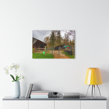U R There Photography Castle Roadside Greys Rustic Farmhouse Acrylic Wall Print