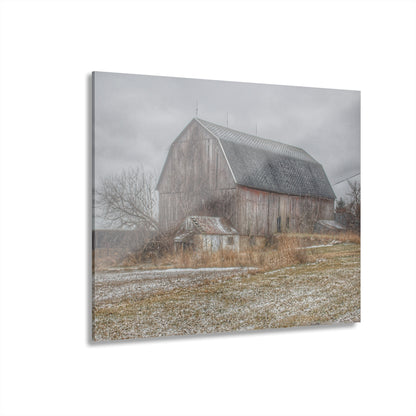 U R There Photography Mayville Road Grey Rustic Farmhouse Acrylic Wall Print