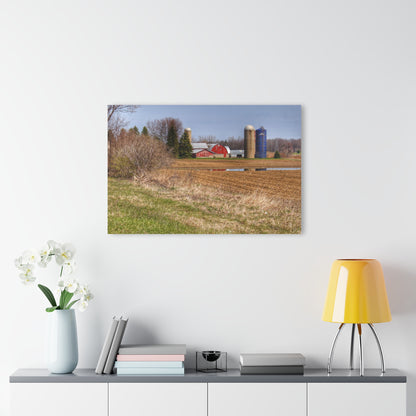U R There Photography M-24 Northern Reds Farm Rustic Farmhouse Acrylic Wall Print