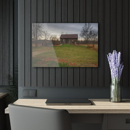 U R There Photography Roadside Greys of Carsonville Rustic Farmhouse Acrylic Wall Print