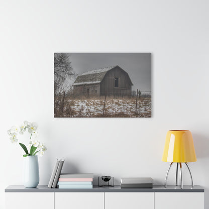 U R There Photography South Kirk Road Grey Rustic Farmhouse Acrylic Wall Print