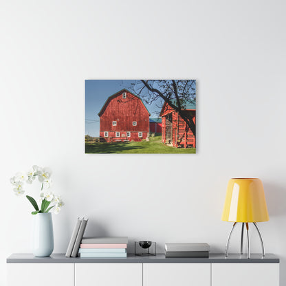 U R There Photography Gardner Road Red II Rustic Farmhouse Acrylic Wall Print