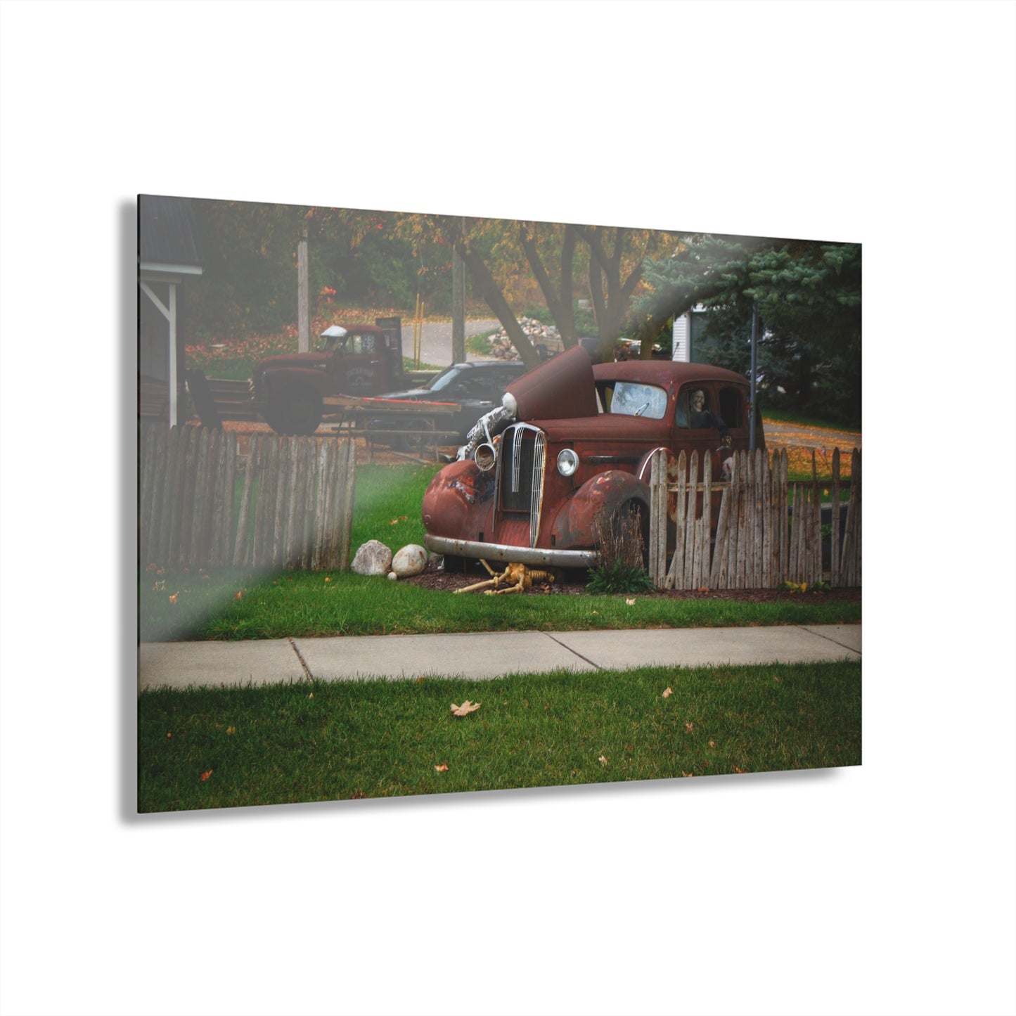 U R There Photography Oak Road Metamora Mechanics Rustic Farmhouse Acrylic Wall Print