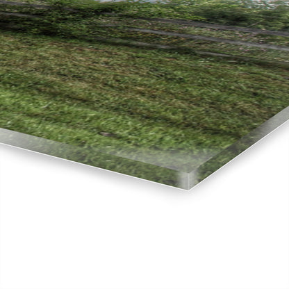 U R There Photography Hegal Road Old Red I Rustic Farmhouse Acrylic Wall Print