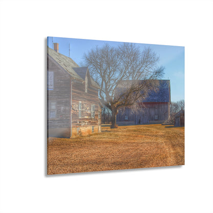 U R There Photography South Elkton Road Forgotten Greys Rustic Farmhouse Acrylic Wall Print