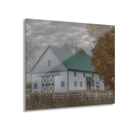 U R There Photography Millville Road White Rustic Farmhouse Acrylic Wall Print