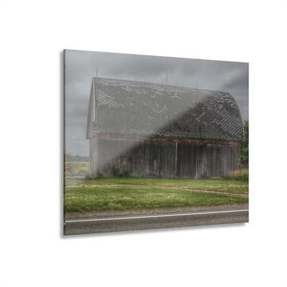 U R There Photography M-24 Elder Grey Rustic Farmhouse Acrylic Wall Print