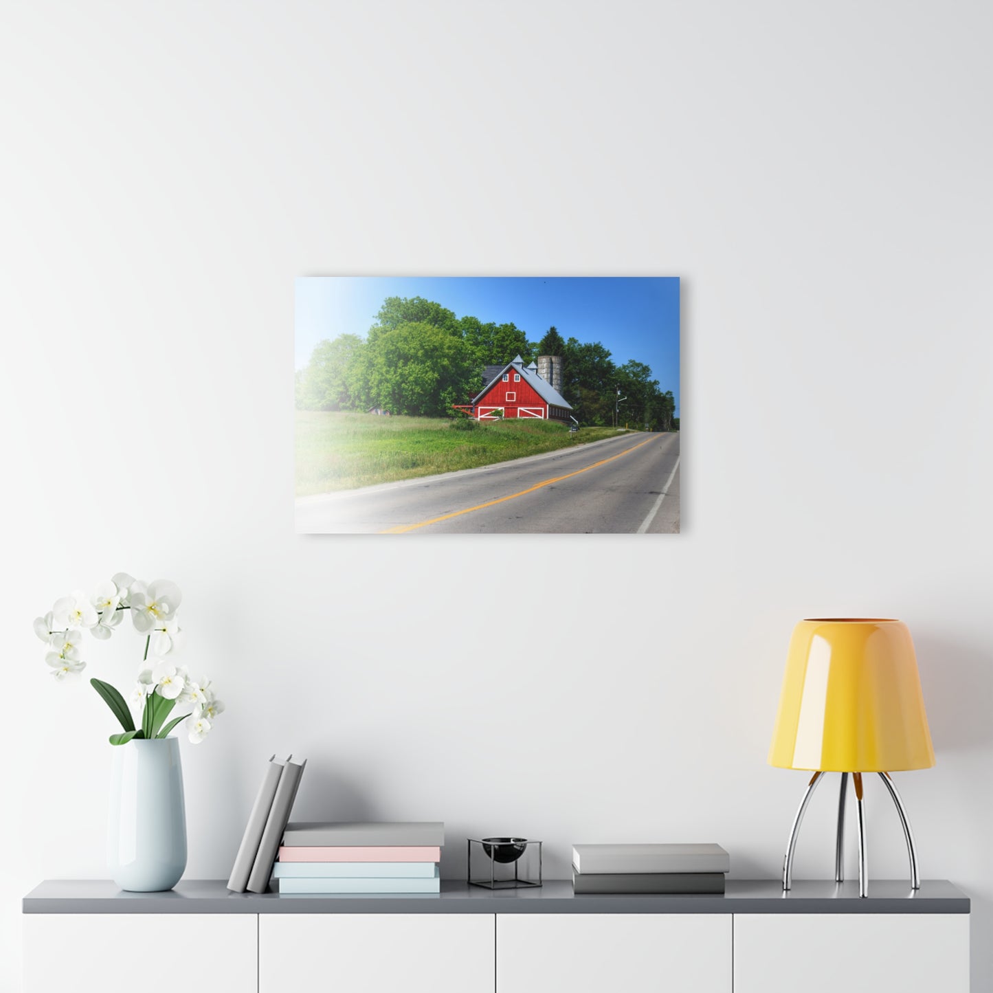 U R There Photography Metamora Red 2020 II Rustic Farmhouse Acrylic Wall Print