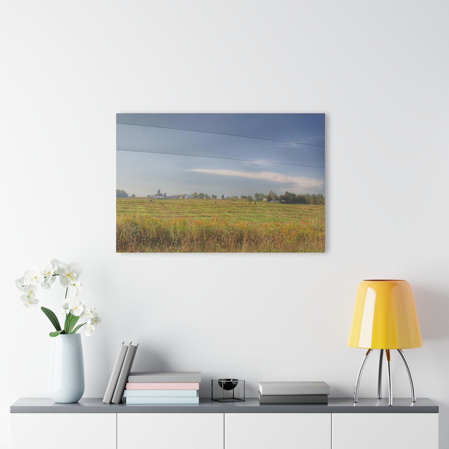 U R There Photography Farm Across the Field Rustic Farmhouse Acrylic Wall Print