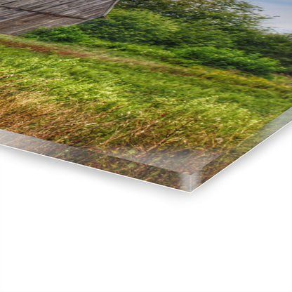 U R There Photography Frankford Road Grey Rustic Farmhouse Acrylic Wall Print