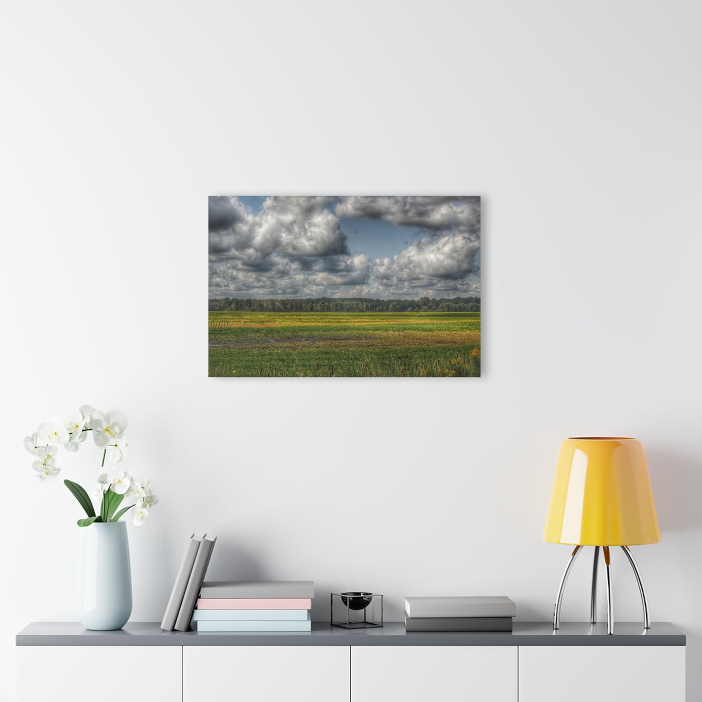 U R There Photography Skies of September Rustic Farmhouse Acrylic Wall Print