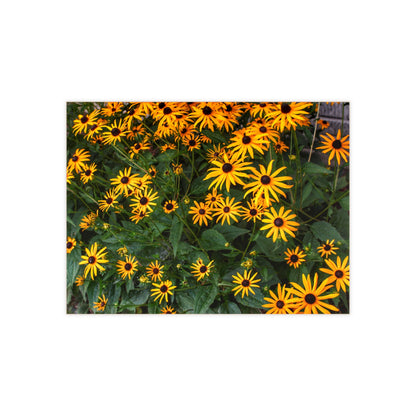 U R There Photography Black-Eyed Susan Rustic Farmhouse Decorative Ceramic Tile