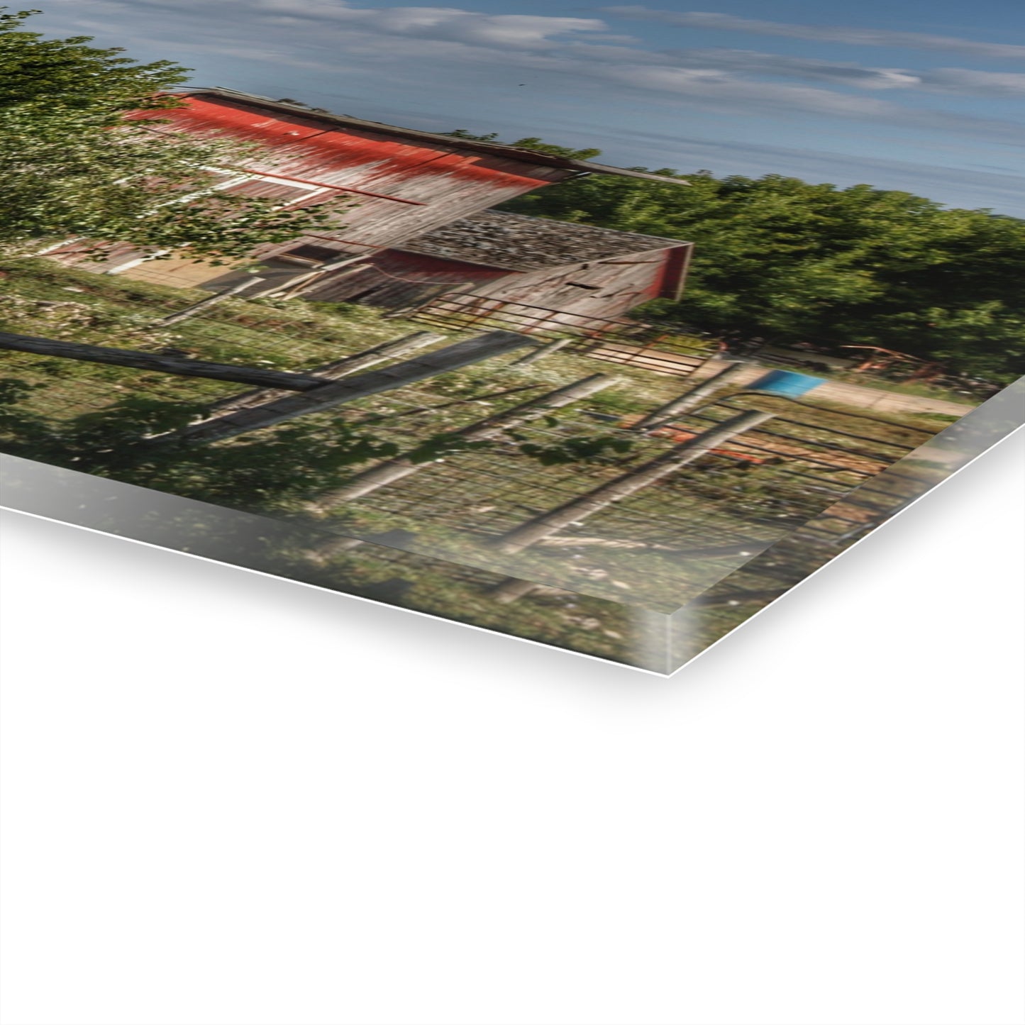 U R There Photography Henderson Road Farm Rustic Farmhouse Acrylic Wall Print