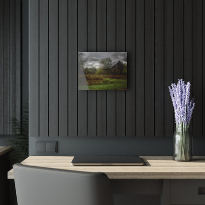 U R There Photography Day of Grey Rustic Farmhouse Acrylic Wall Print