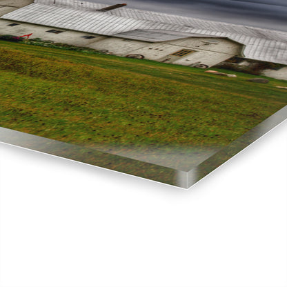 U R There Photography Milliman Road White Rustic Farmhouse Acrylic Wall Print