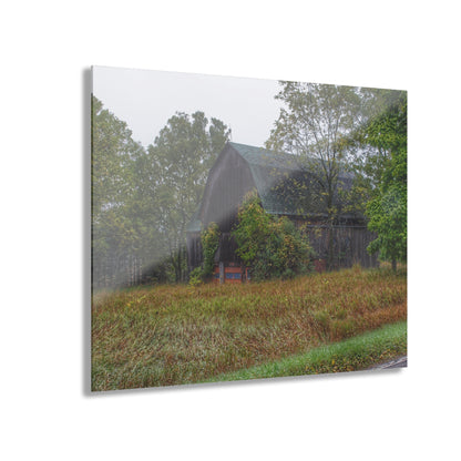 U R There Photography Metamora Road Grey Rustic Farmhouse Acrylic Wall Print