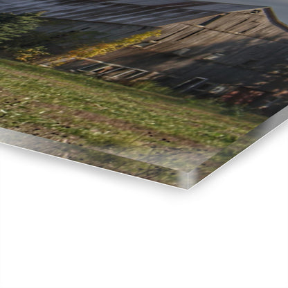U R There Photography Collapsing in Croswell Rustic Farmhouse Acrylic Wall Print
