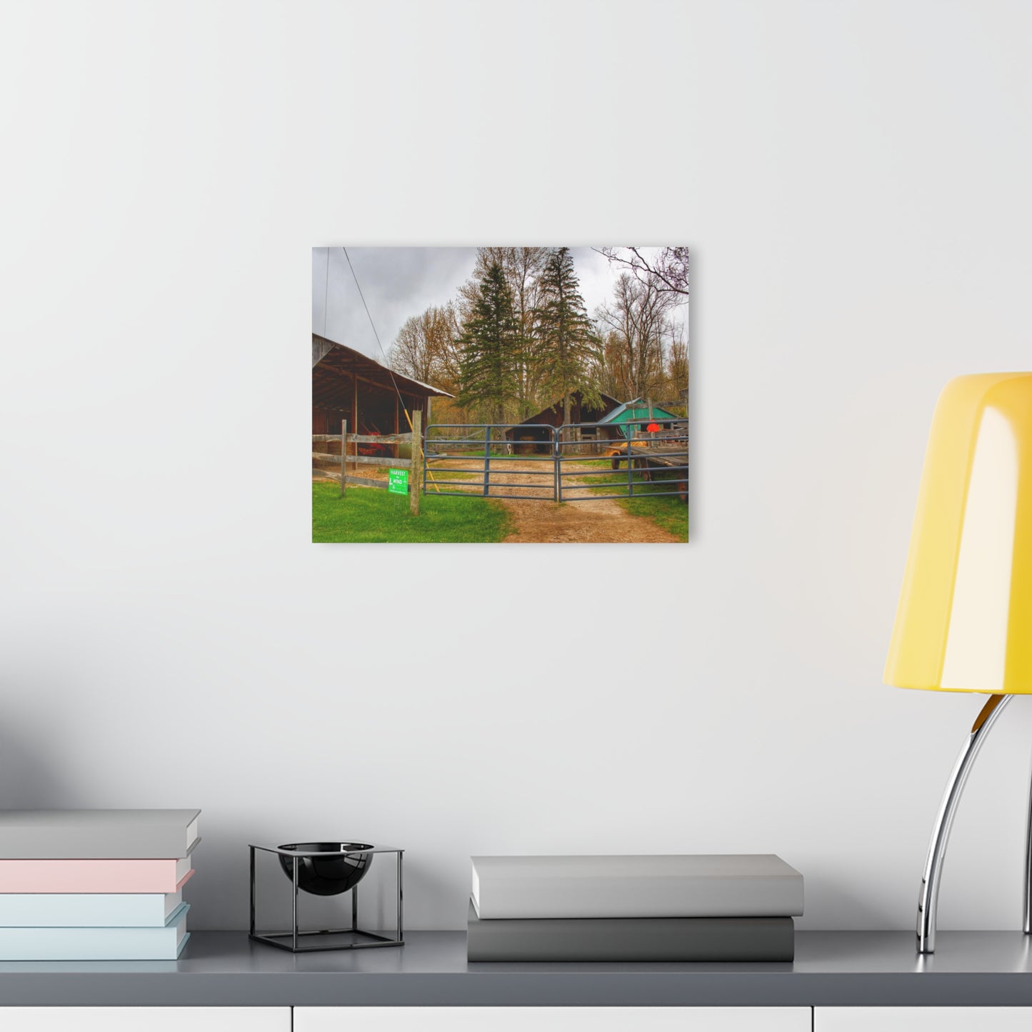 U R There Photography Castle Roadside Greys Rustic Farmhouse Acrylic Wall Print