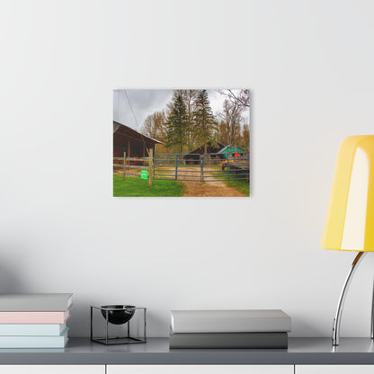 U R There Photography Castle Roadside Greys Rustic Farmhouse Acrylic Wall Print
