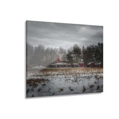 U R There Photography Across the Field in Thornville Rustic Farmhouse Acrylic Wall Print