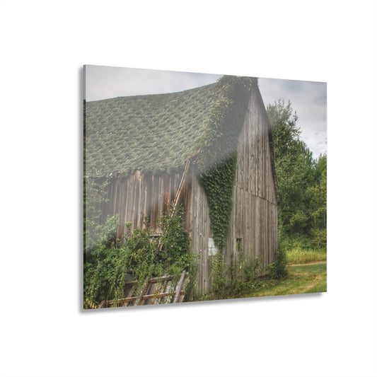 U R There Photography Chambers Grey Rustic Farmhouse Acrylic Wall Print