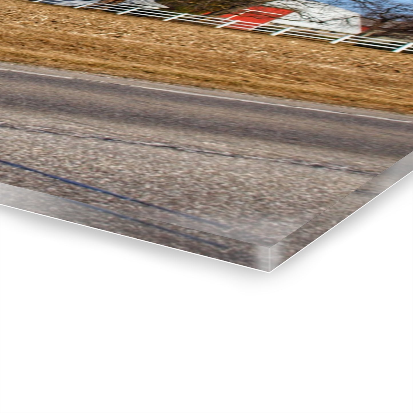 U R There Photography Marlette Reds Rustic Farmhouse Acrylic Wall Print