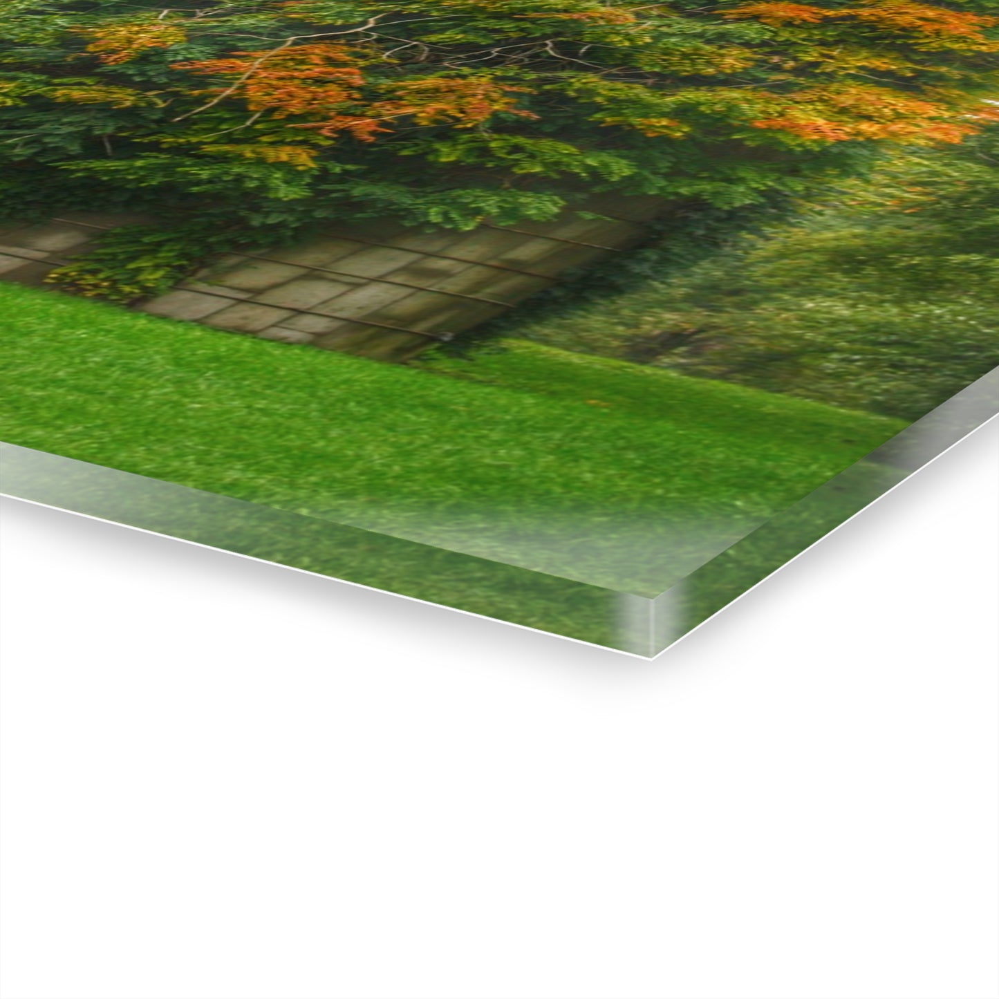 U R There Photography Ludwig Road Oxford Grey and Silo Rustic Farmhouse Acrylic Wall Print