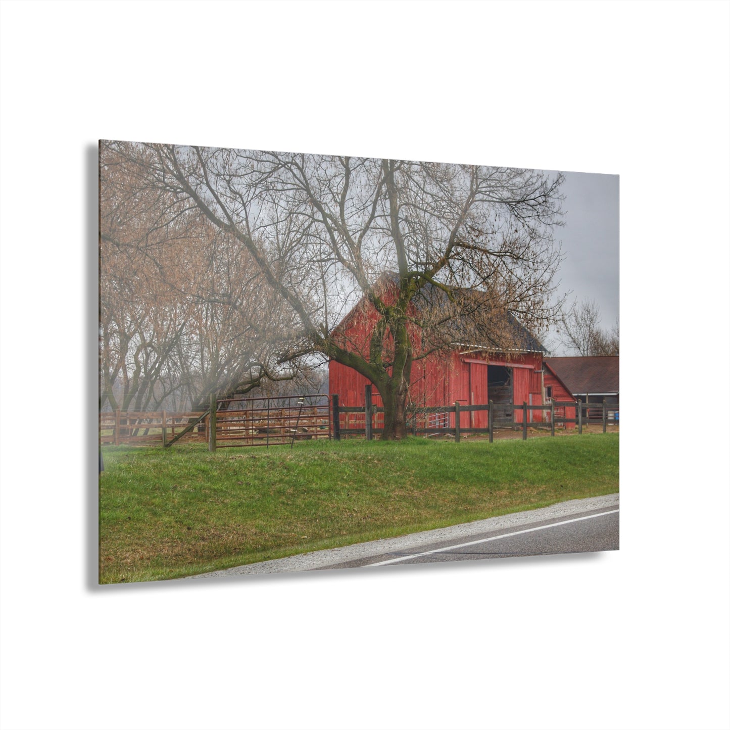 U R There Photography M-21 Roadside Stable I Rustic Farmhouse Acrylic Wall Print