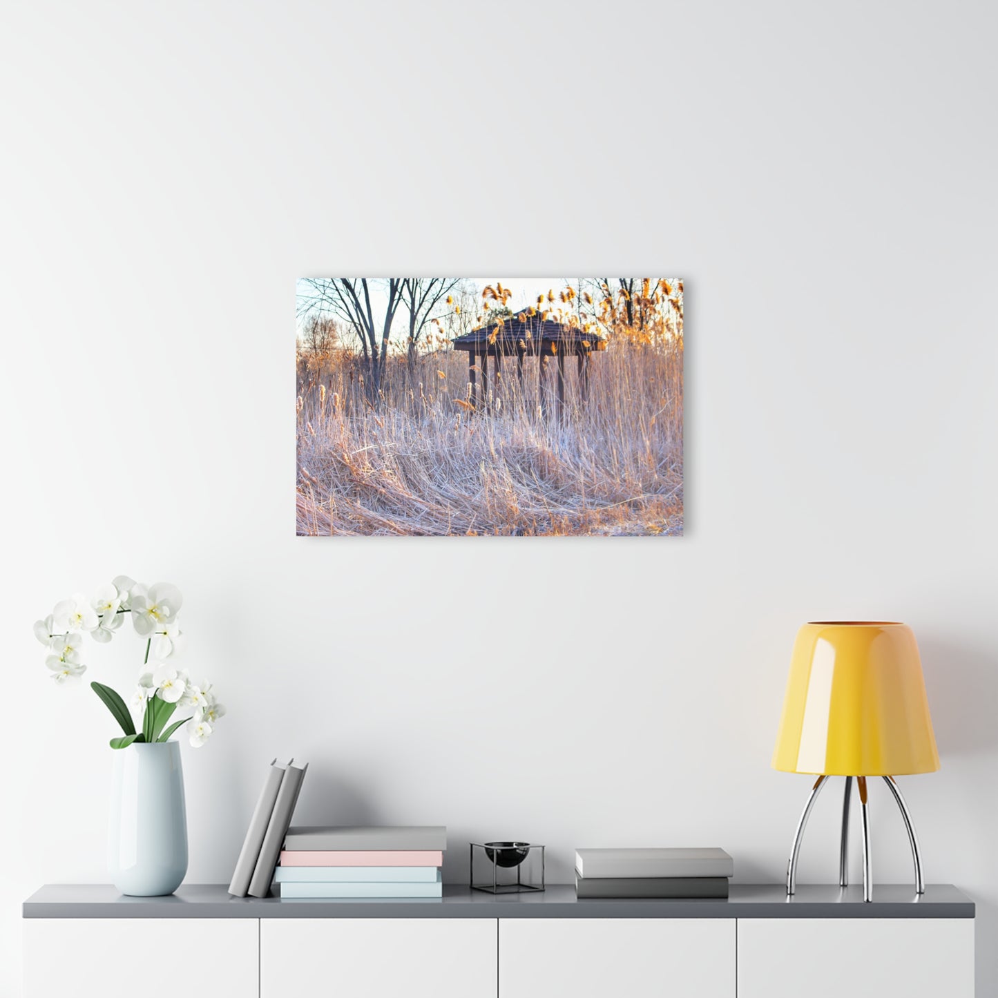 U R There Photography Haines Hidden Gazebo Rustic Farmhouse Acrylic Wall Print