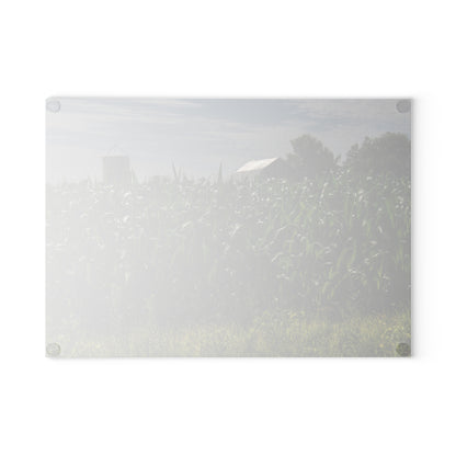 Barn Boutique Rustic Tempered-Glass Cutting Board| Above the Corn on Piersonville Road II