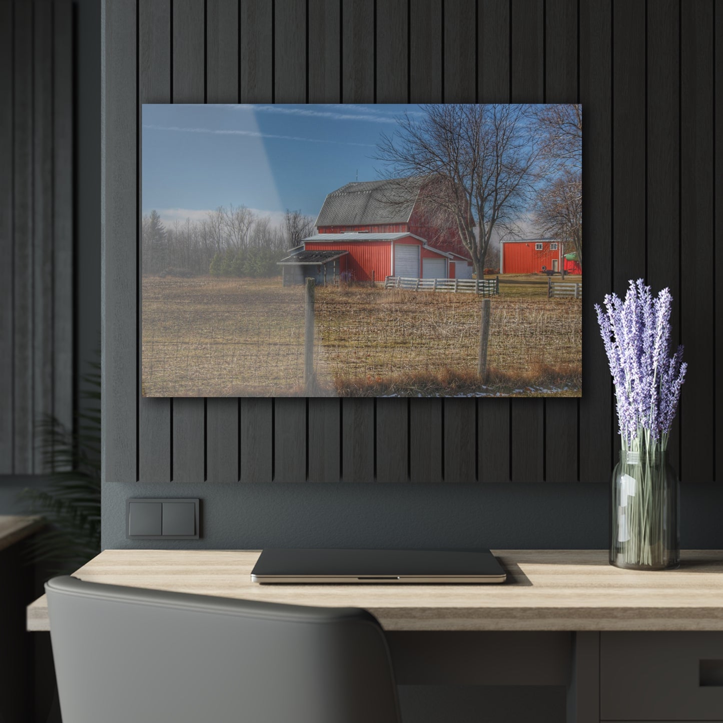 Barn Boutique Modern Farmhouse Acrylic Wall Print| Clifford Road Little Red