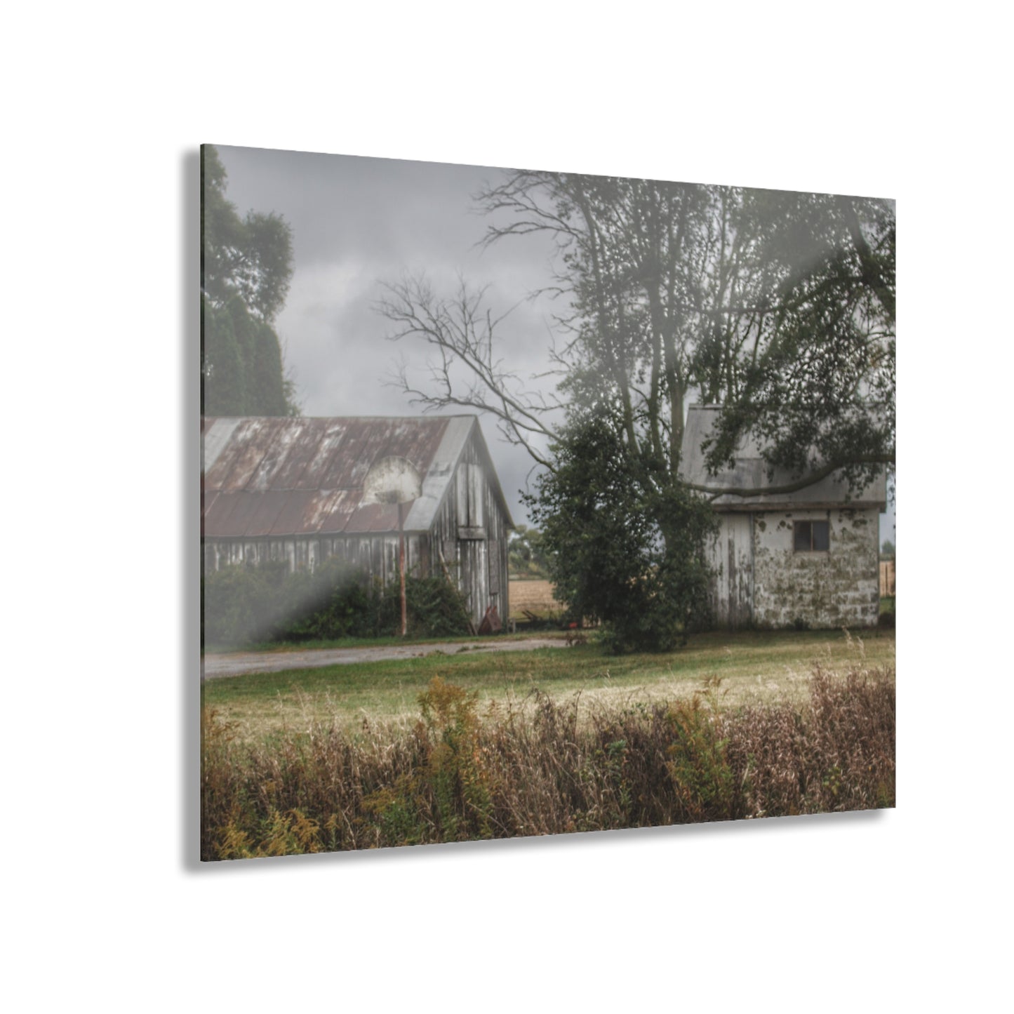 U R There Photography Richville Road Shacks Rustic Farmhouse Acrylic Wall Print