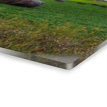 U R There Photography Haybale Heaven 2020 Rustic Farmhouse Acrylic Wall Print