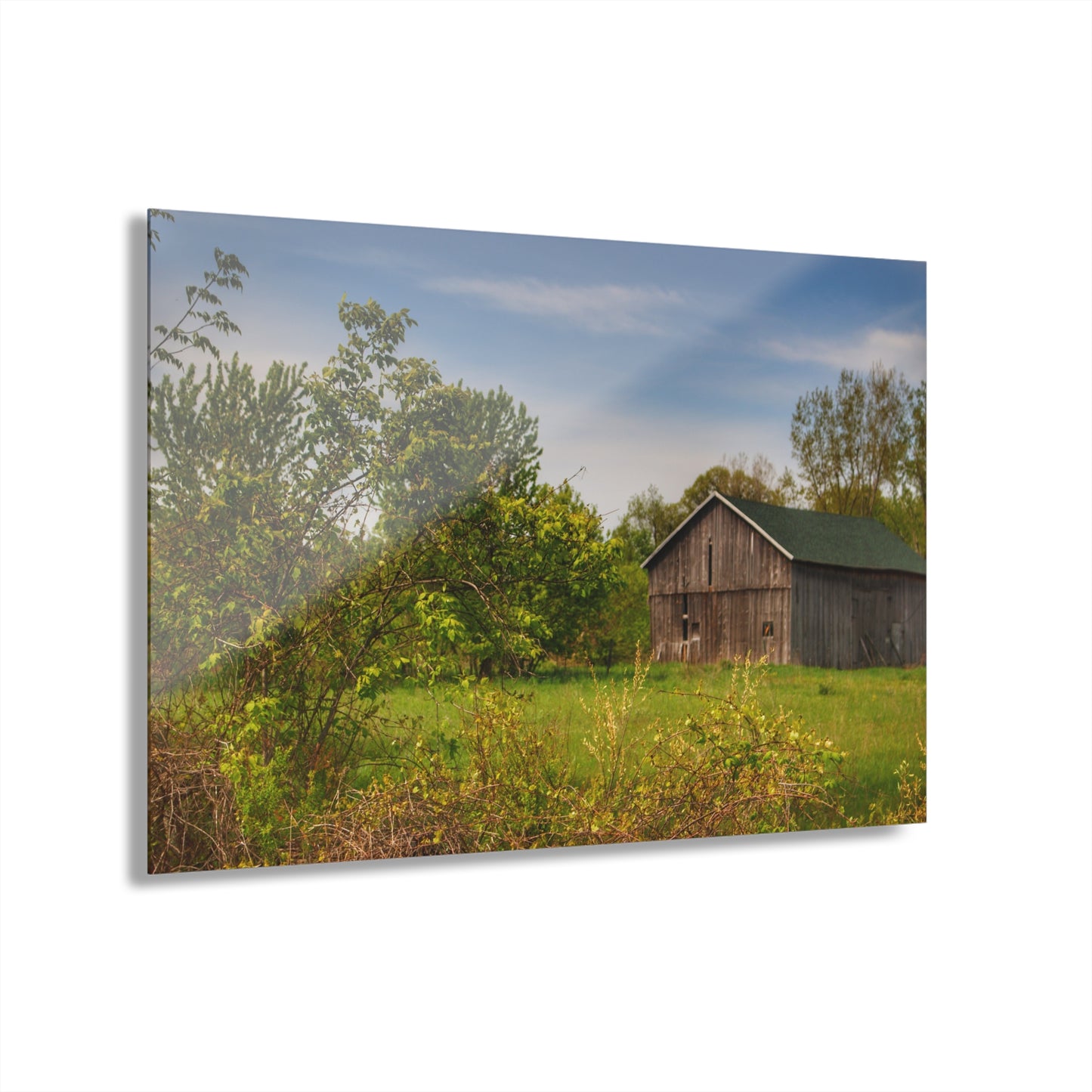 U R There Photography North Branch Little Grey Rustic Farmhouse Acrylic Wall Print