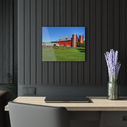 U R There Photography Baldwin Red II Rustic Farmhouse Acrylic Wall Print