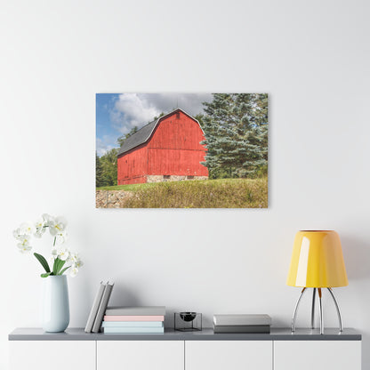 U R There Photography Oxford Baldwin Red Rustic Farmhouse Acrylic Wall Print