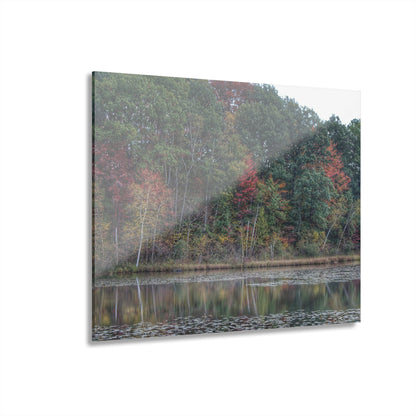 U R There Photography Fall on Murphy Lake IV Rustic Farmhouse Acrylic Wall Print