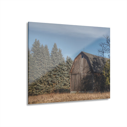 U R There Photography Washburn Old Grey Rustic Farmhouse Acrylic Wall Print