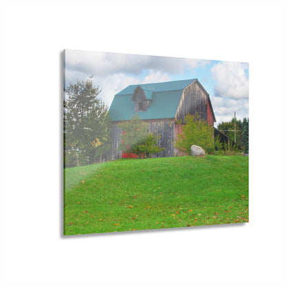 U R There Photography Frances Road Old Red II Rustic Farmhouse Acrylic Wall Print