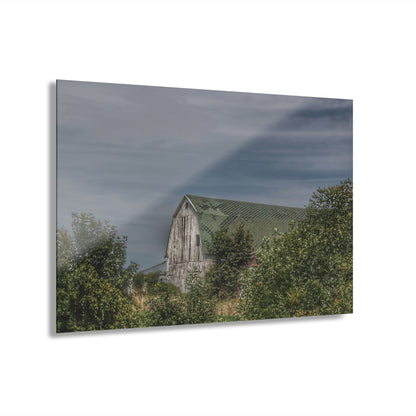 U R There Photography Hill Road Hidden Grey II Rustic Farmhouse Acrylic Wall Print
