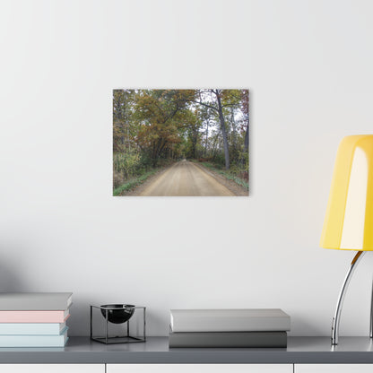 U R There Photography Country Roads in Dryden II Rustic Farmhouse Acrylic Wall Print