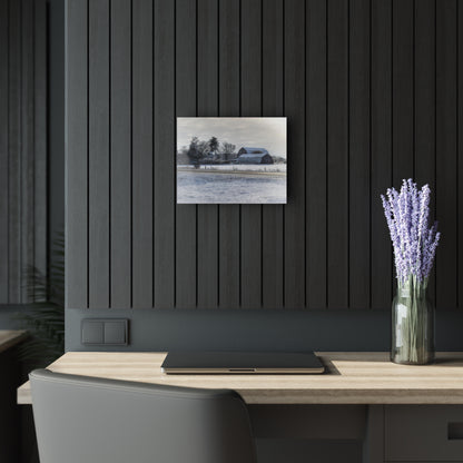 U R There Photography Otter Lake Road Greys Rustic Farmhouse Acrylic Wall Print